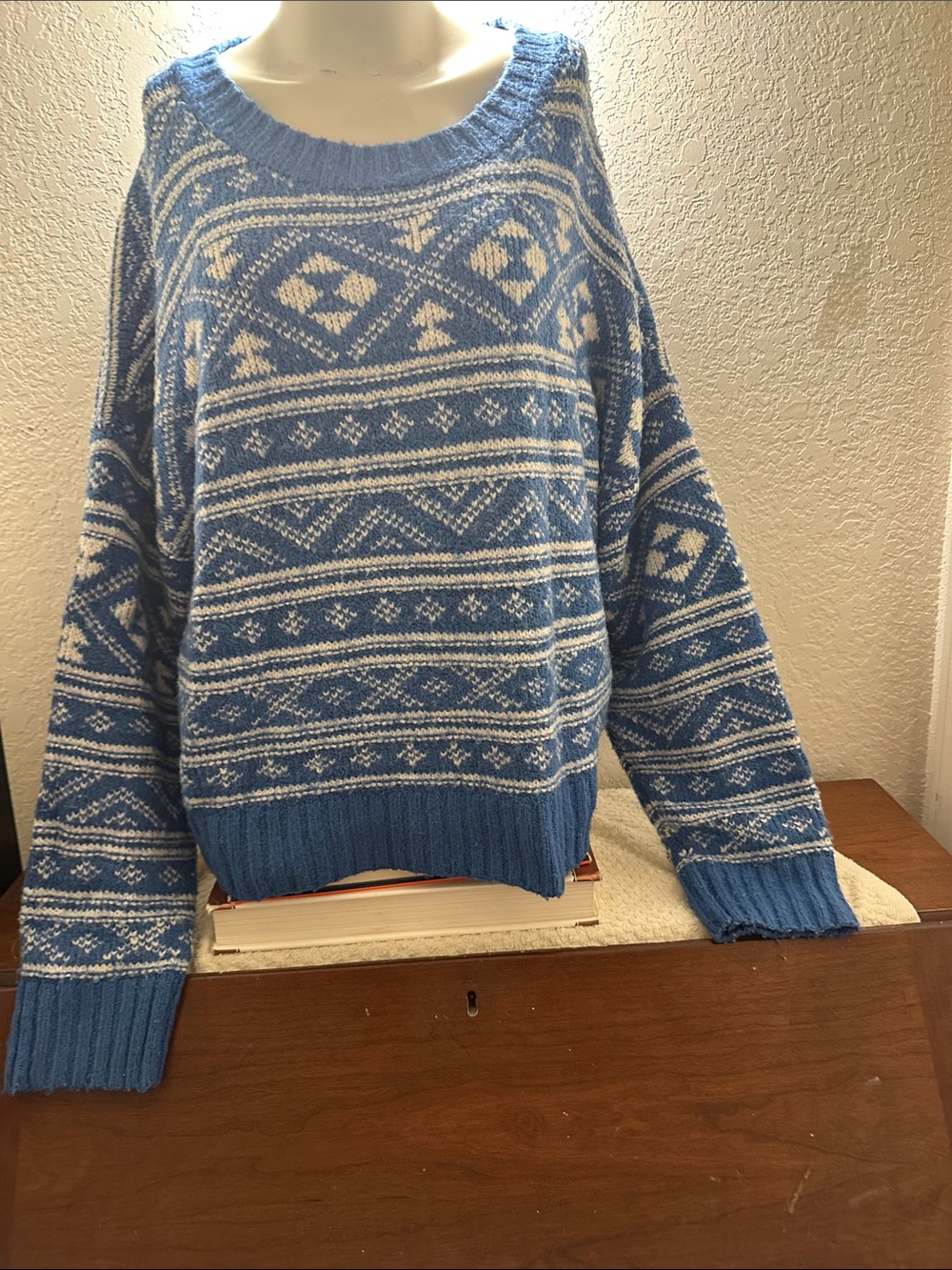 American Eagle fair isle sweater